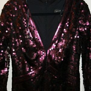 Tadashi sequin mini dress